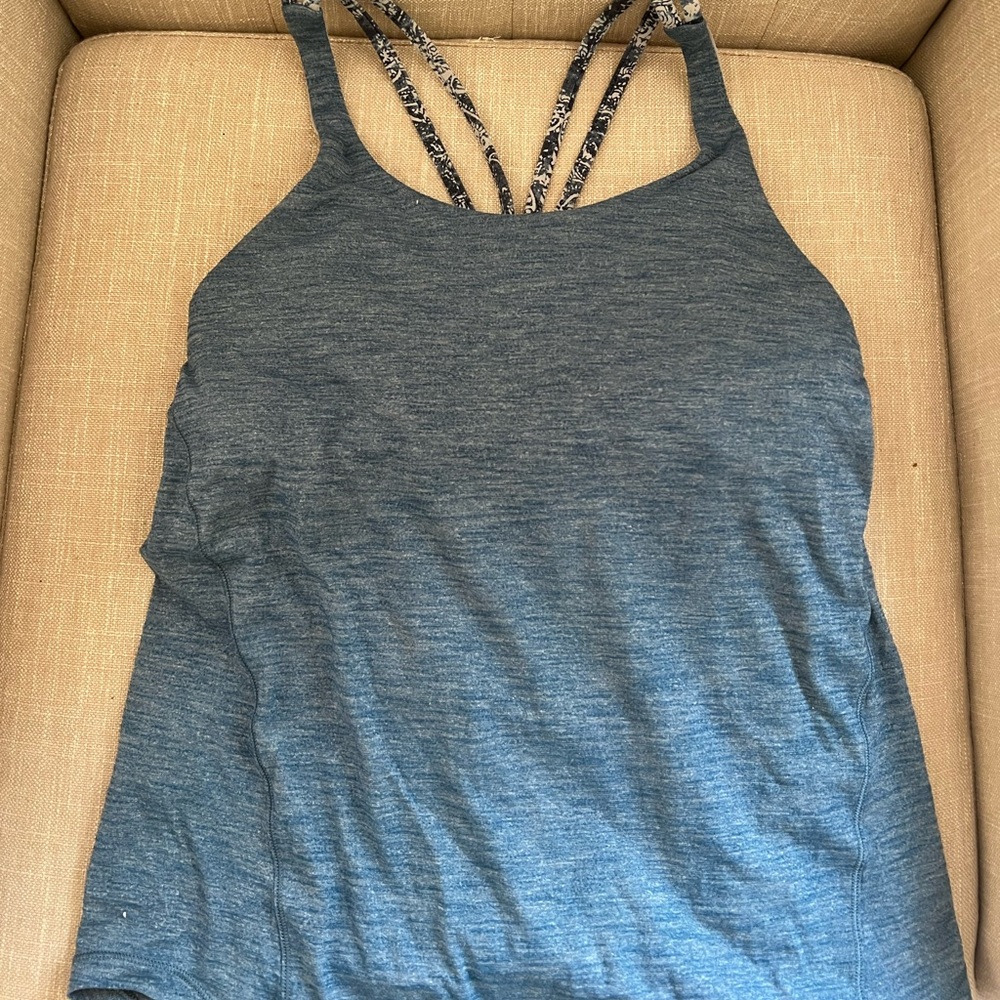 Blue Lululemon Tank size 6